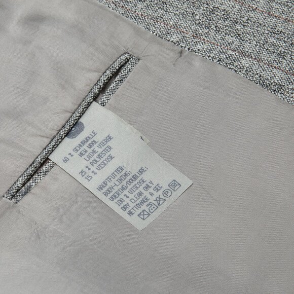 Robert Maffi (West Germany) 70s, Structured, Jacquard Weave, Pick-Stitching - Picture 5 of 9